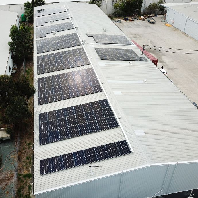 Springers Solar commercial solar installation 100kW Springers Solar commercial solar installation