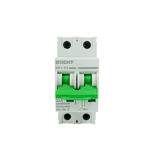 [BB1-32] ZJ Beny 32A 2P DC Circuit Breaker 600V