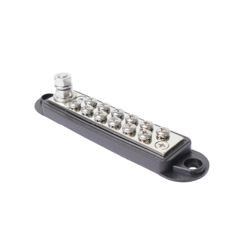[ABB12B] Alvolta 12 Point 180A Busbar Black with Cover