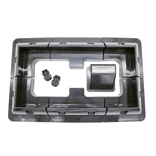 [AWB-7P] Alvolta Black 7 Piece Solar Panel Mounting Kit