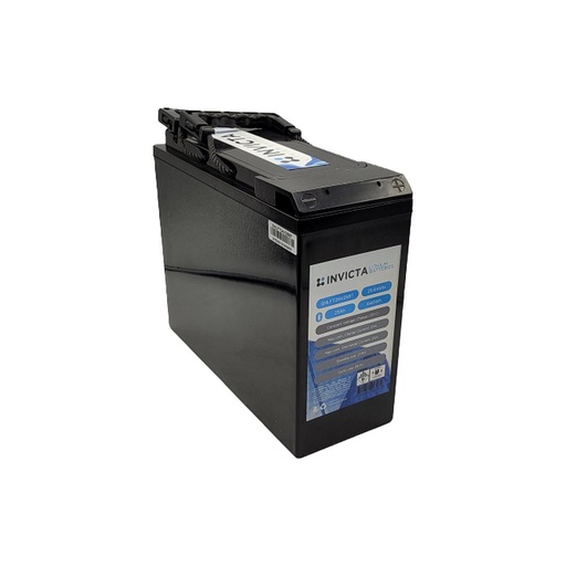 [SNLFT24V25BT] Invicta Lithium 24V 25Ah LiFePO4 Slim Battery (Bluetooth)