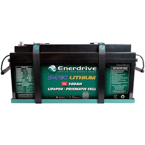 [EPL-300BT-12V-G2] Enerdrive B-TEC 12V 300Ah LiFePO4 Battery (Gen2)