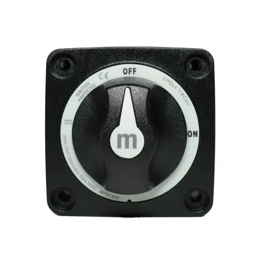 [AS483001B] Alvolta Single Circuit On-Off 300A Mini Battery Switch Black