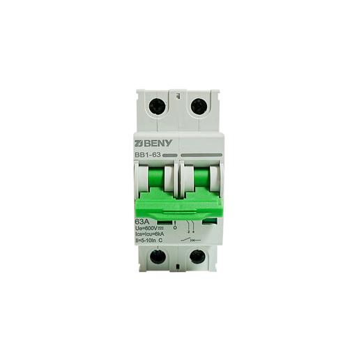 [BB1-63] ZJ Beny 63A 2P DC Circuit Breaker 600V