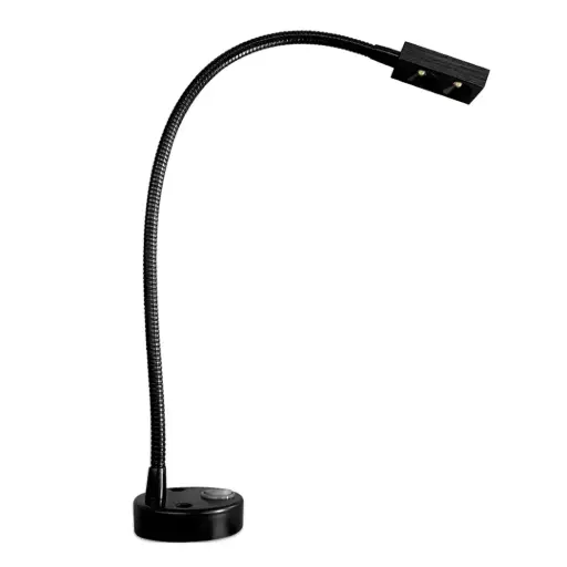 [0012181C-RECTANGLE-BLK] Dream Lighting Led Flexible Gooseneck Reading Light