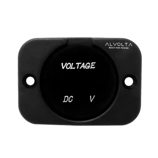 [ALV-VMFS] Alvolta 12/24V Voltmeter Flush Mount
