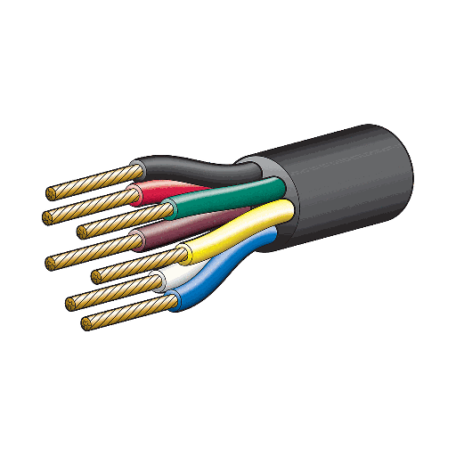 [CT7] Tycabmm 0.64mm² 7 Core Trailer Cable (2.5mm Auto)
