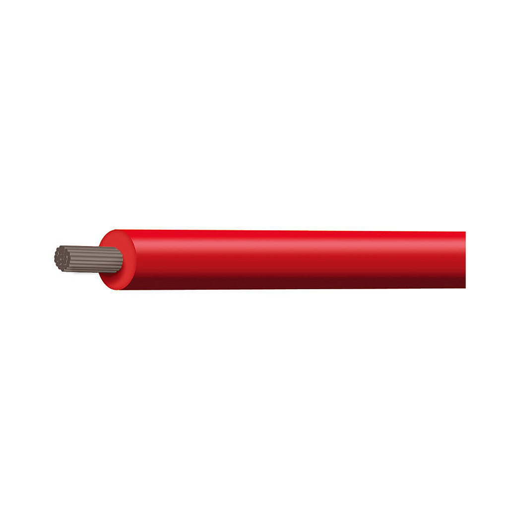 [C6R] Tycab 6mm² Tinned Red Single Cable