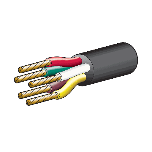 [CT5] Tycab 0.64mm² 5 Core Trailer Cable (2.5mm Auto)