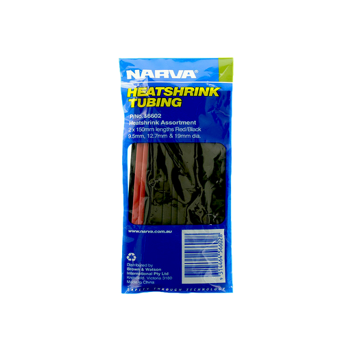 [56602] Narva Heatshrink Assortment Pack 9.5mm-19mm