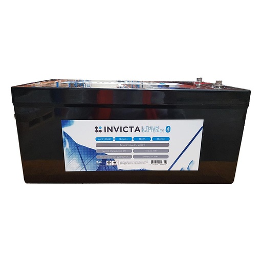 [SNL12V300BT] Invicta Lithium 12V 300Ah LiFePO4 Battery (Bluetooth)
