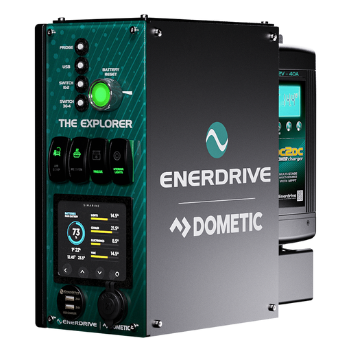 [K-EXPLORER-02-L] Enerdrive Explorer System LEFT 40DC inc. Simarine SCQ50