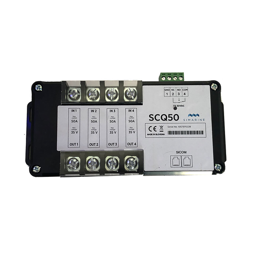 [SI-SCQ50] Simarine Quad Shunt 4x 50A + 1x Relay