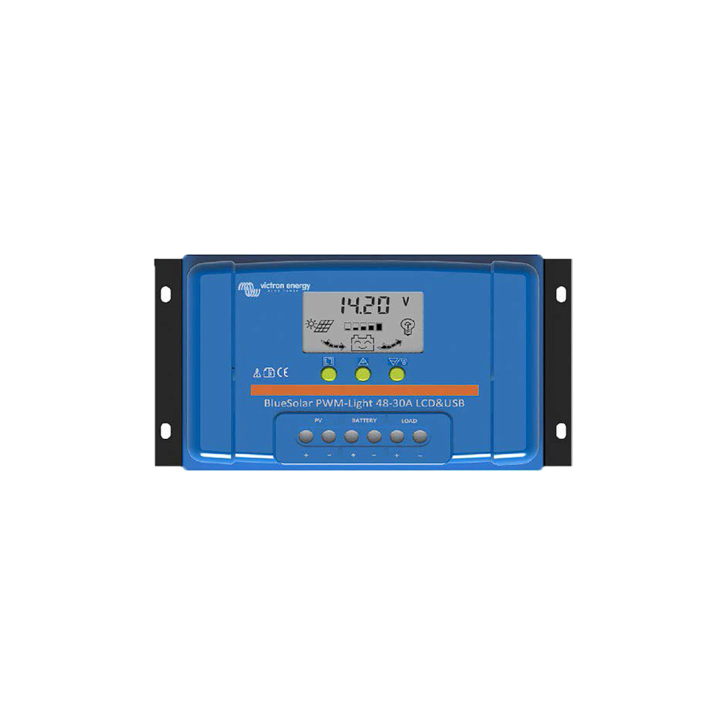 Victron BlueSolar PWM - LCD & USB 48V-30A