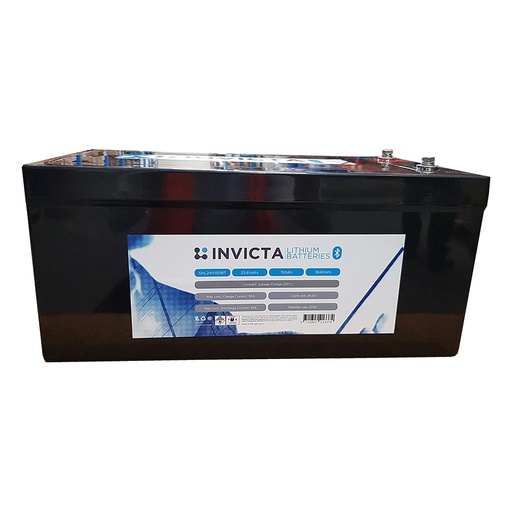 Invicta Lithium 24V 150Ah LiFePO4 Battery (Bluetooth)