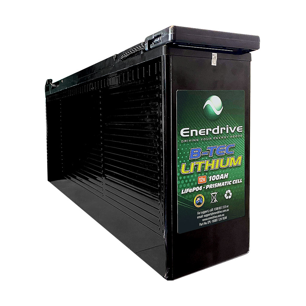 Enerdrive B-TEC 12V 100Ah LiFePO4 Slim Battery