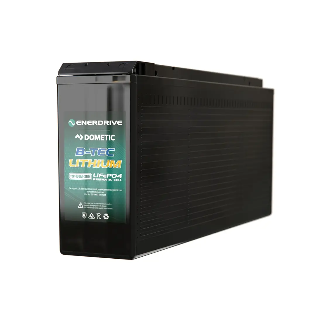 Enerdrive B-TEC 12V 100Ah LiFePO4 Slim Battery