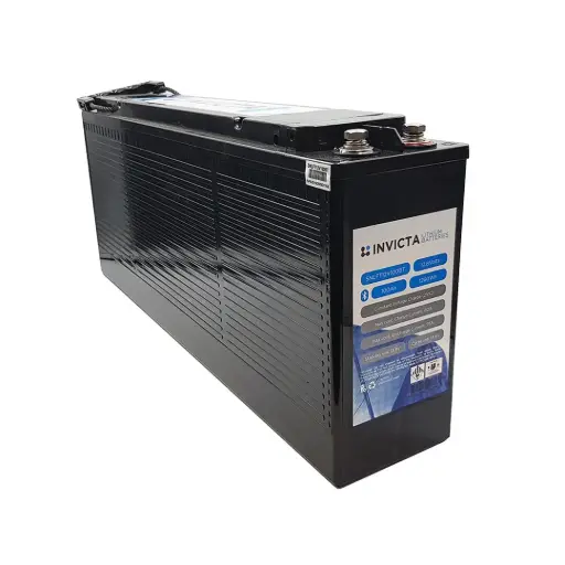 [SNLFT12V100BT] Invicta Lithium 12V 100Ah LiFePO4 Slim Battery (Bluetooth)