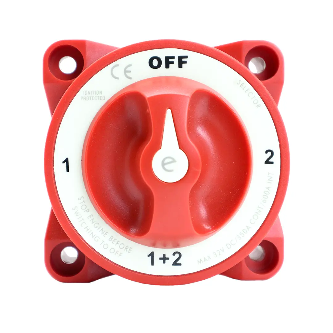 Alvolta 4 Position 350A Battery Switch (Red)