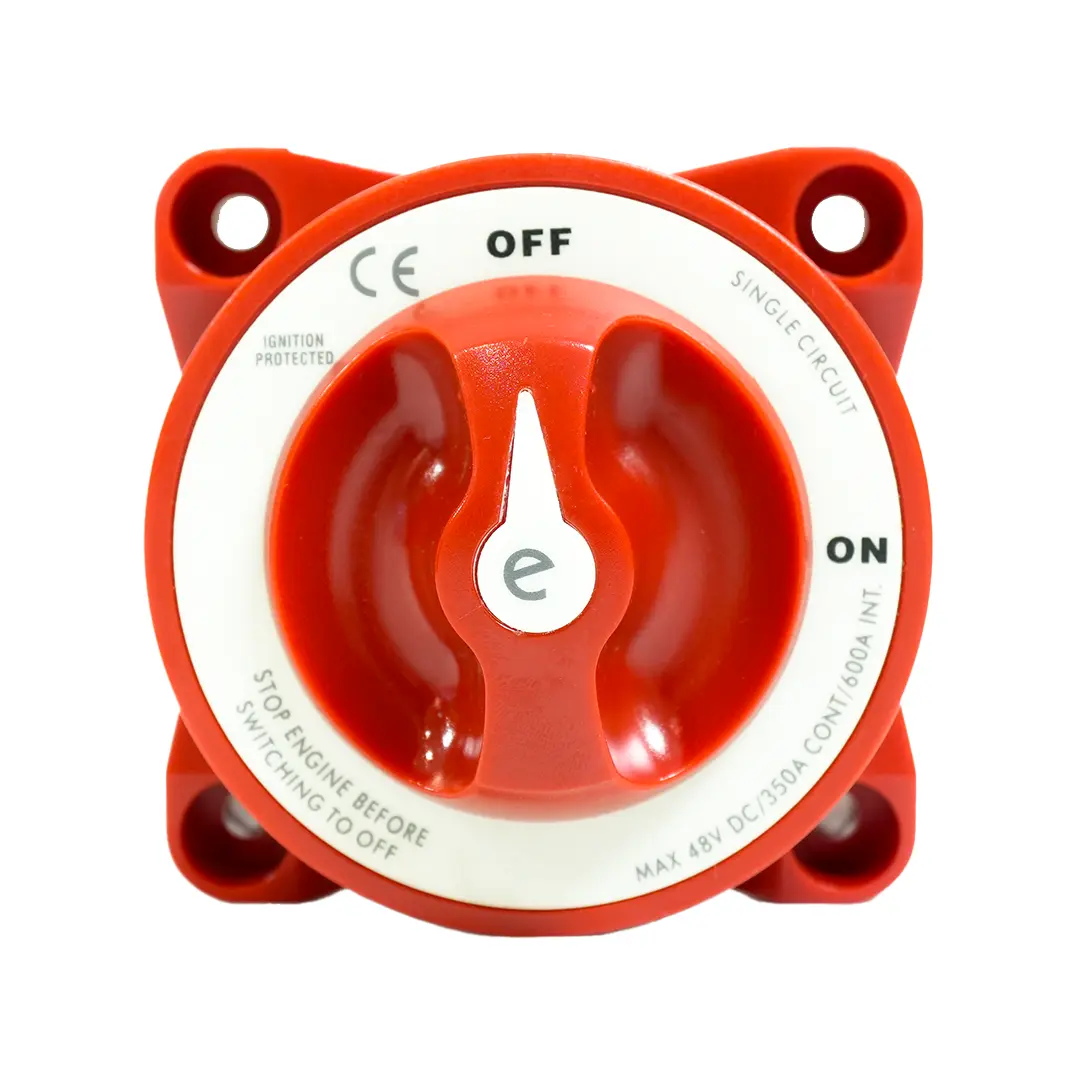 Alvolta Single Circuit On-Off 350A Battery Switch (Red)