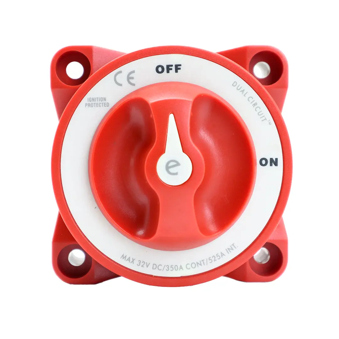 Alvolta Dual Circuit 350A Battery Switch (Red)