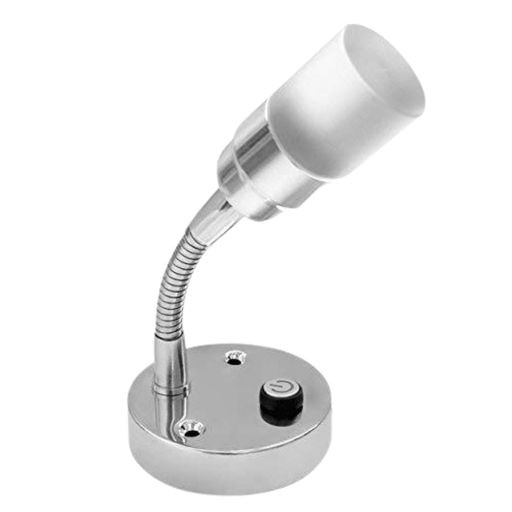 [0012173C] Dream Lighting 12V Cool White & Blue Flexible Crystal Reading Light