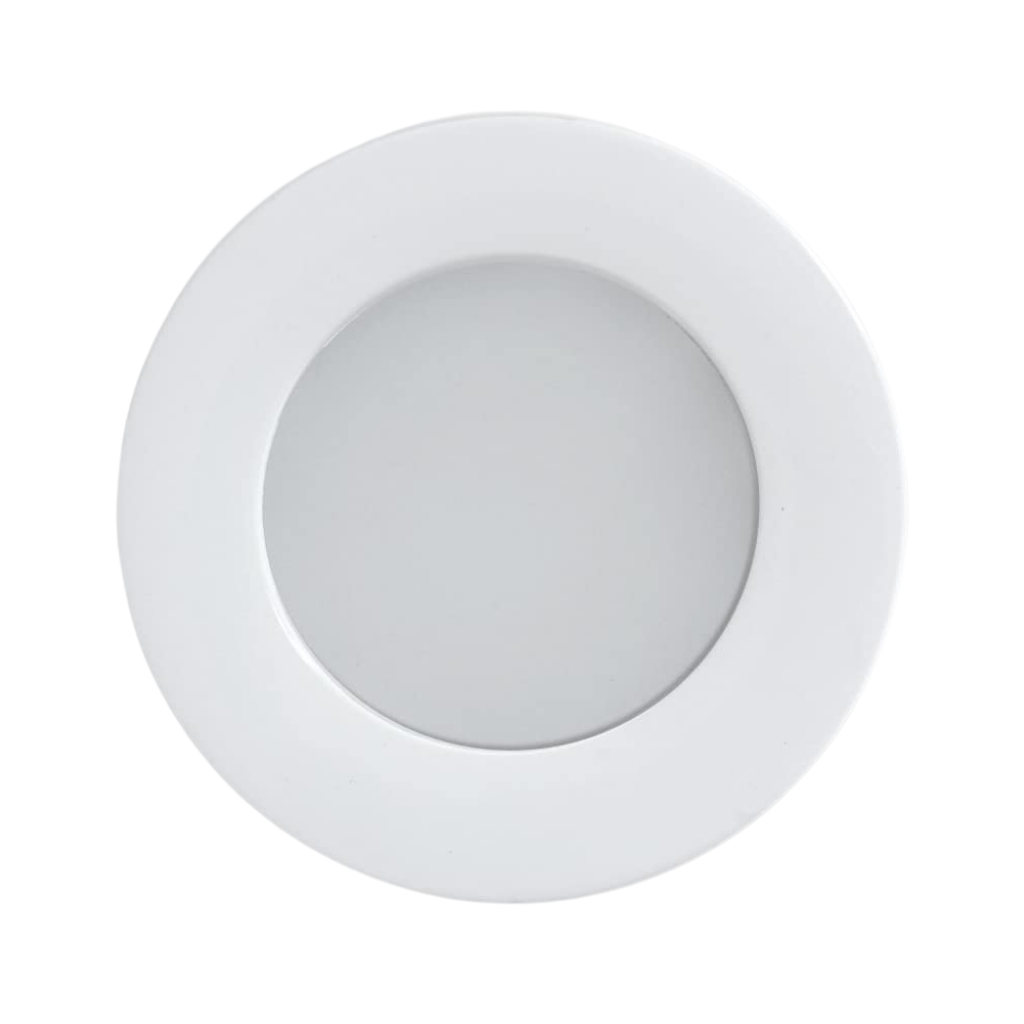 Dream Lighting 12V Cool White LED Recessed Mount Dot-Free Downlight 70mm White Shell