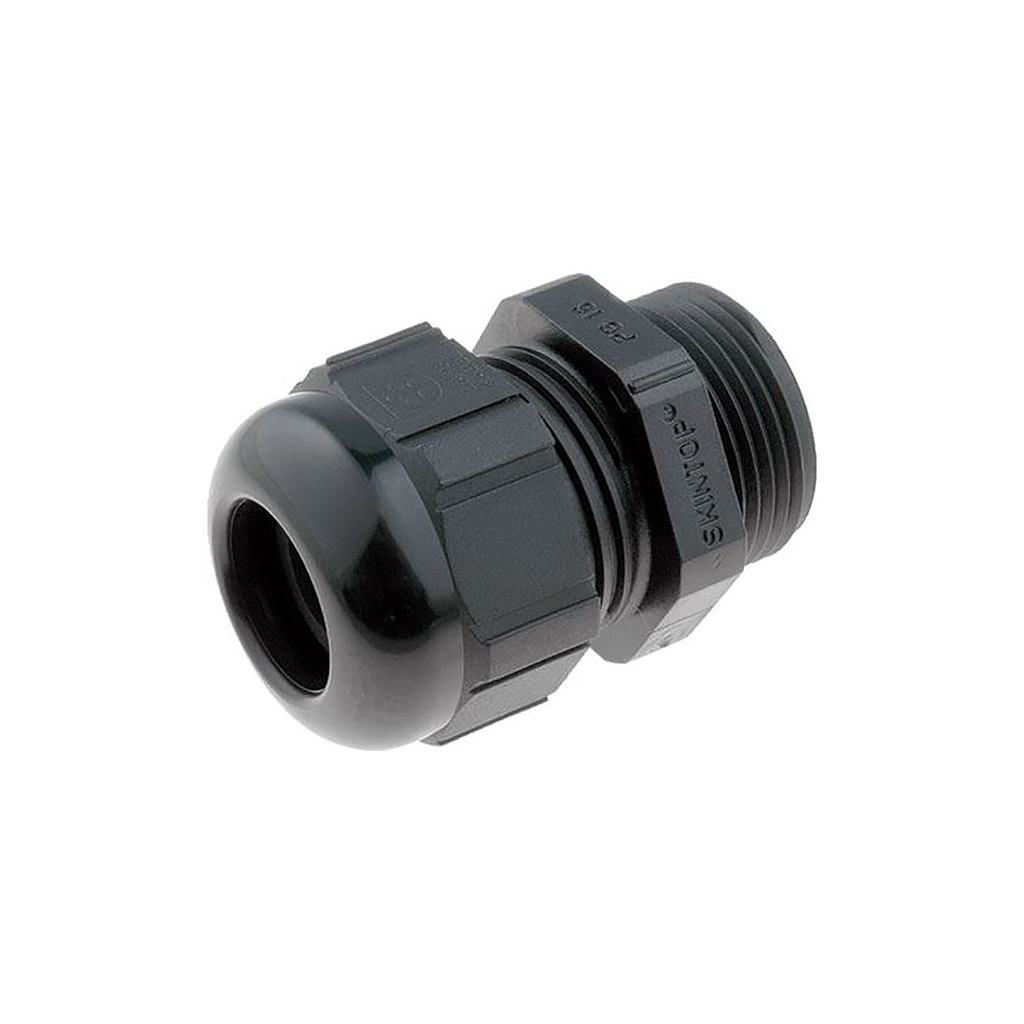 Nylon Gland IP68 Black 50mm Cable OD 32mm-38mm