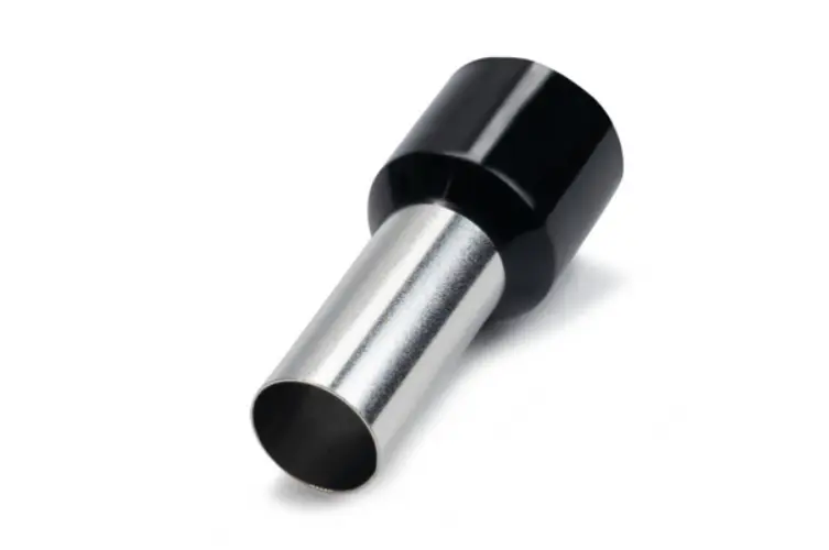 Bootlace Ferrule 25mm² X 16mm Pin Black