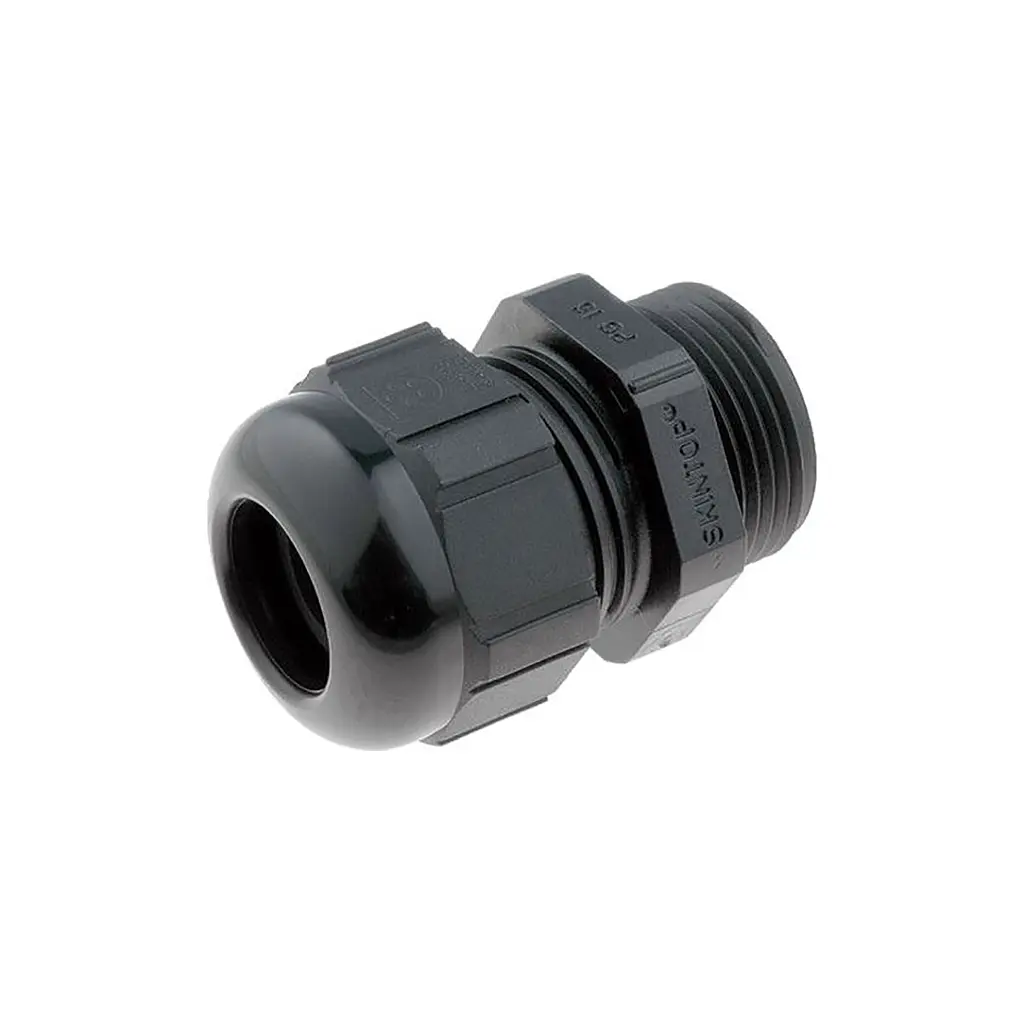 Nylon Gland IP68 Black 25mm Cable Od 13mm-18mm