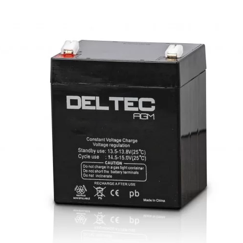 [DEL-S12V1.3] Deltec 12V 1.3Ah Standby AGM Battery