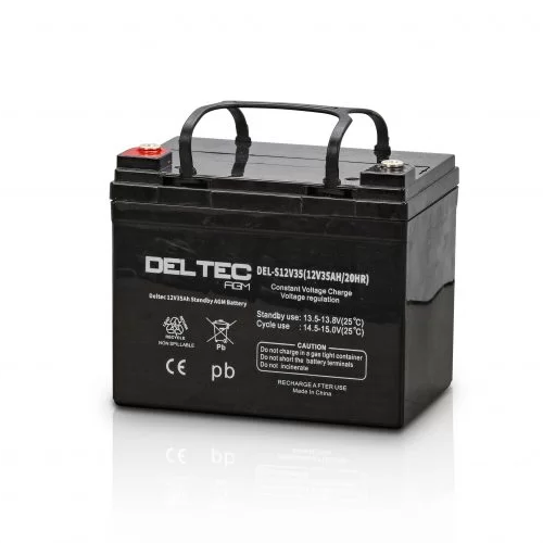 [DEL-S12V35] Deltec 12V 35Ah Standby AGM Battery