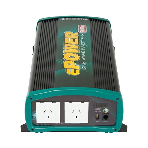 [EN1120S] Enerdrive ePOWER 12V 2000W PSW Inverter