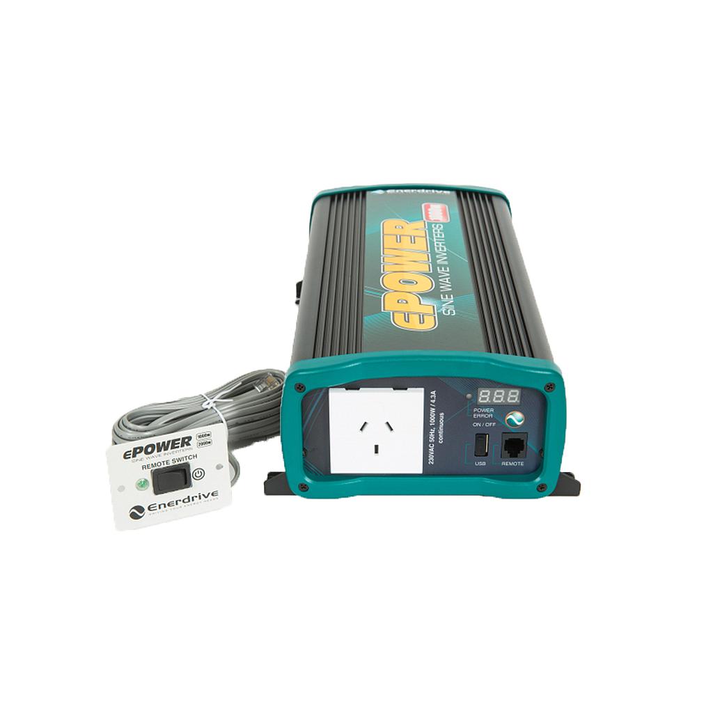 Enerdrive ePOWER 12V 1000W PSW Inverter