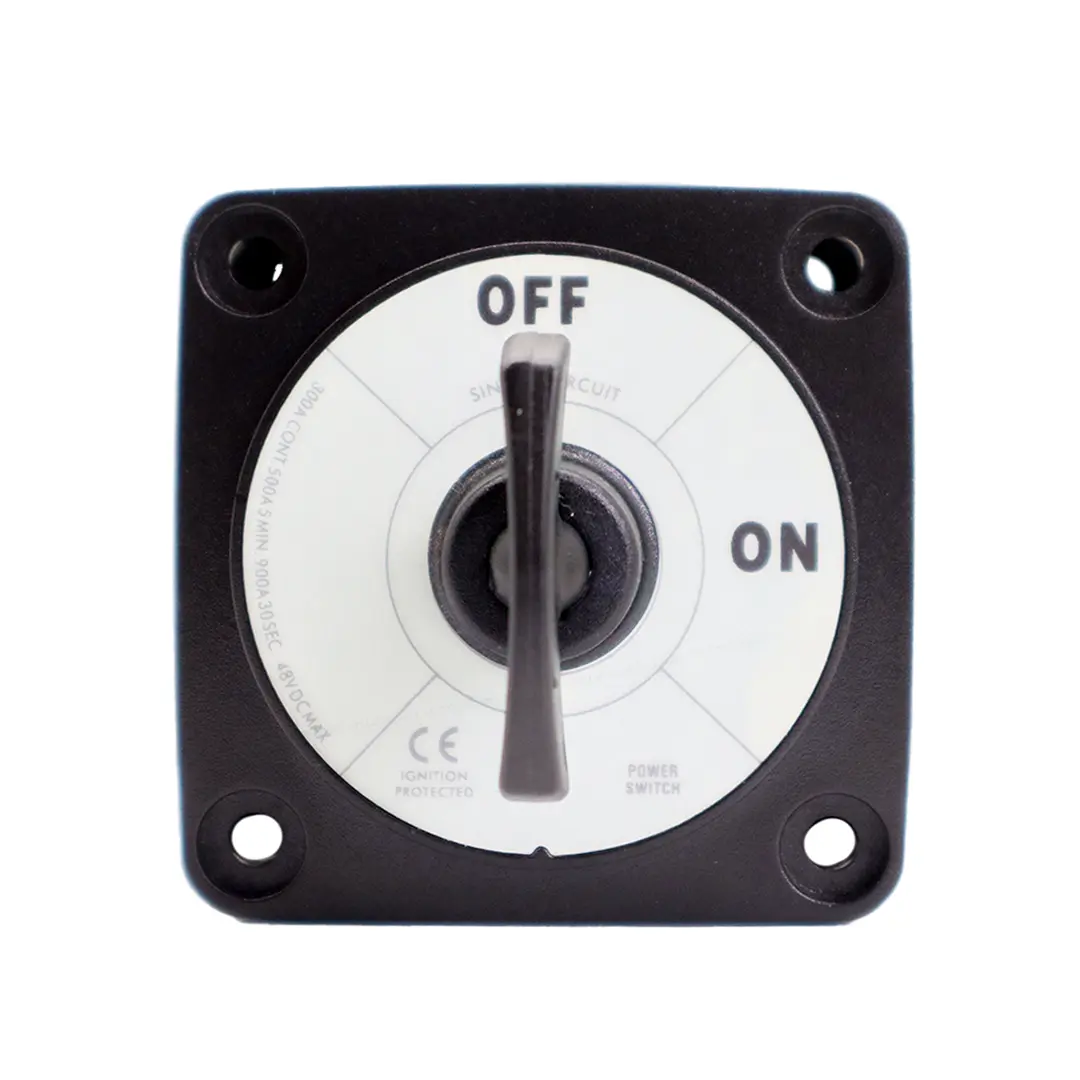 Alvolta Single Circuit On-Off Battery Switch W/Key (Black)