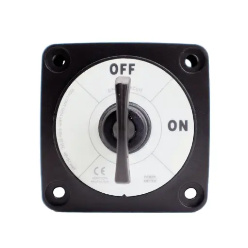 [AS483001KB] Alvolta Single Circuit On-Off Battery Switch W/Key (Black)