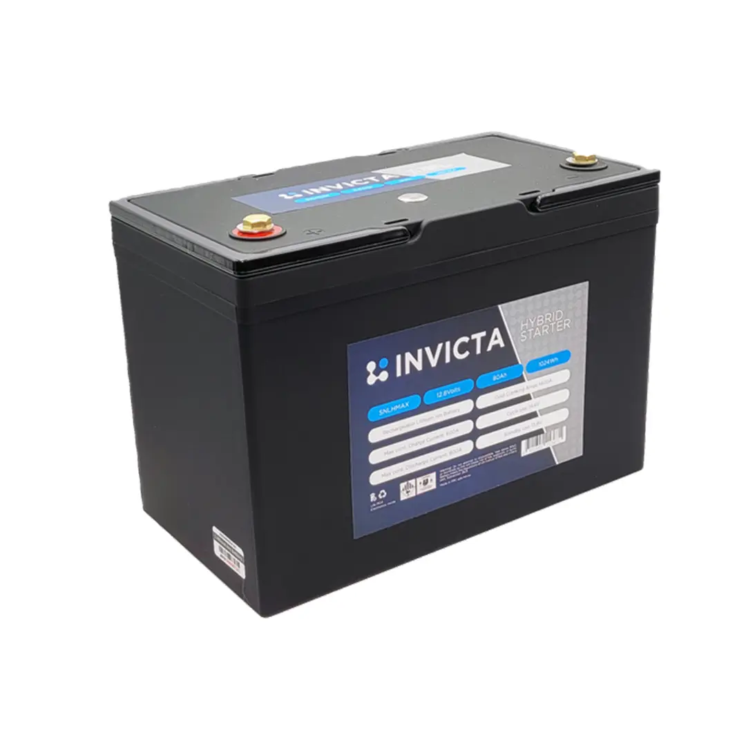 Invicta 12V 80Ah Hybrid Lithium Starter Battery