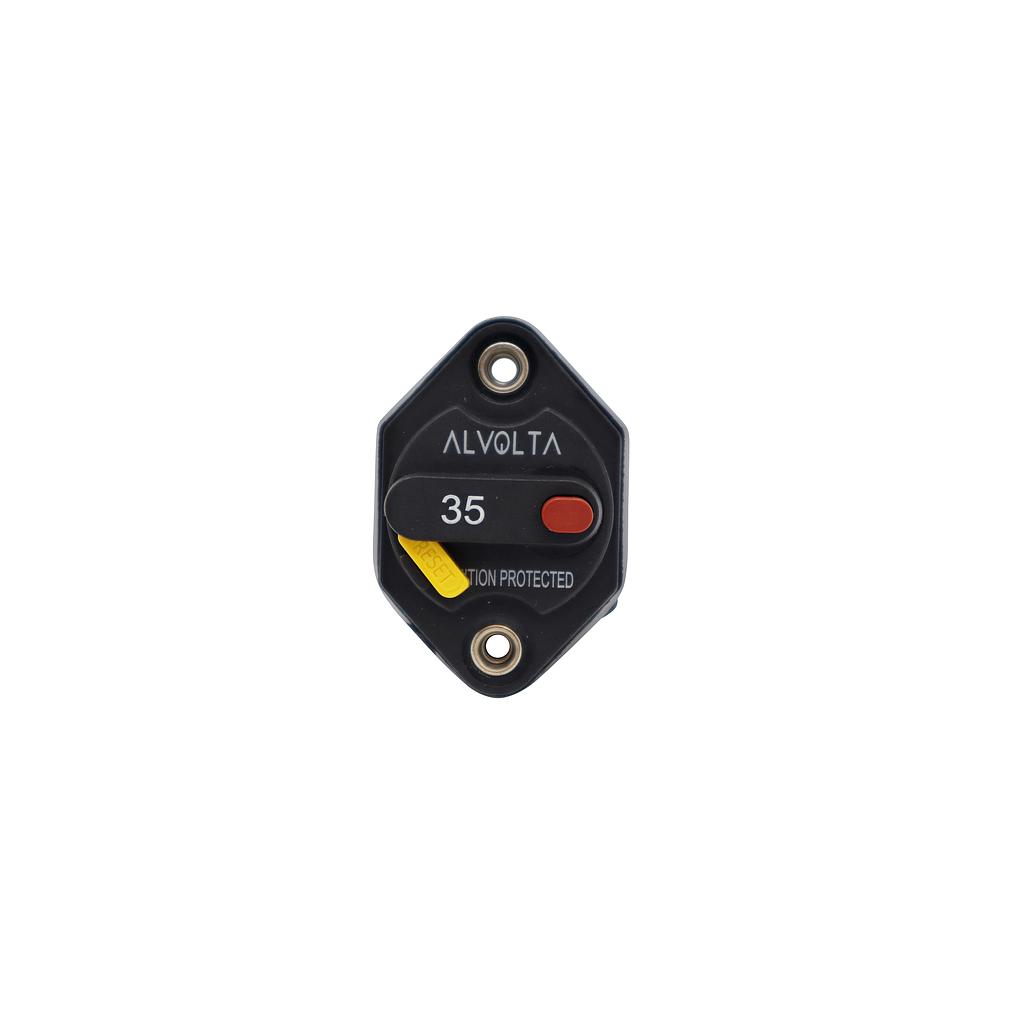 Alvolta 35A Manual Reset Panel Mount Circuit Breaker 255 Series