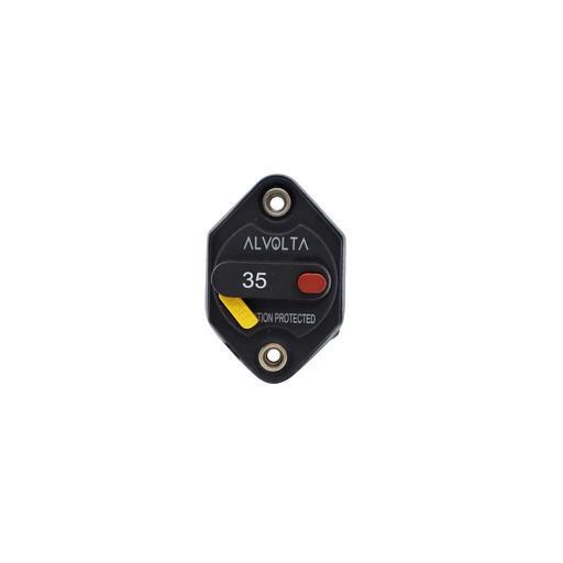 [M25535P] Alvolta 35A Manual Reset Panel Mount Circuit Breaker 255 Series