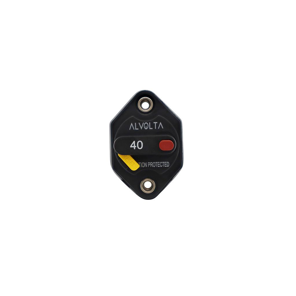 [M25540P] Alvolta 40A Manual Reset Panel Mount Circuit Breaker 255 Series