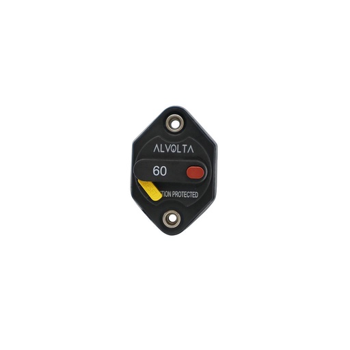 [M25560P] Alvolta 60A Manual Reset Panel Mount Circuit Breaker 255 Series