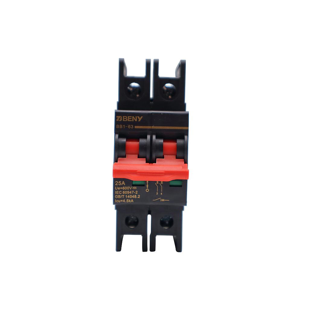 [BB1-25] ZJ Beny 25A 2P DC Circuit Breaker 600V