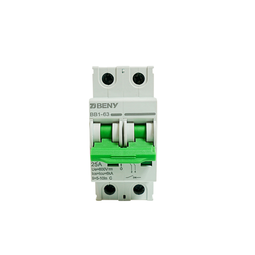 [BB1-25] ZJ Beny 25A 2P DC Circuit Breaker 600V