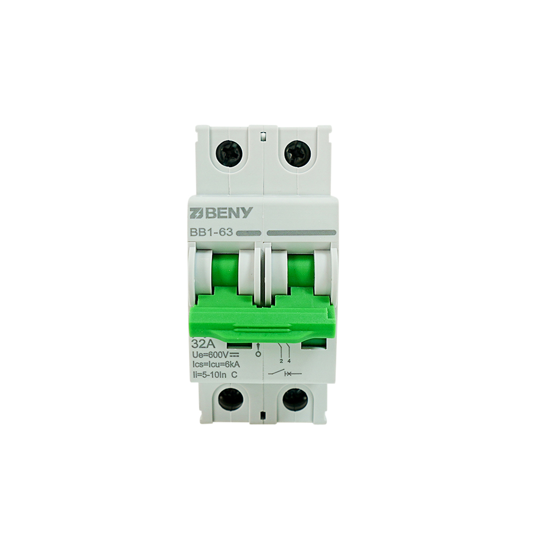 ZJ Beny 32A 2P DC Circuit Breaker 600V