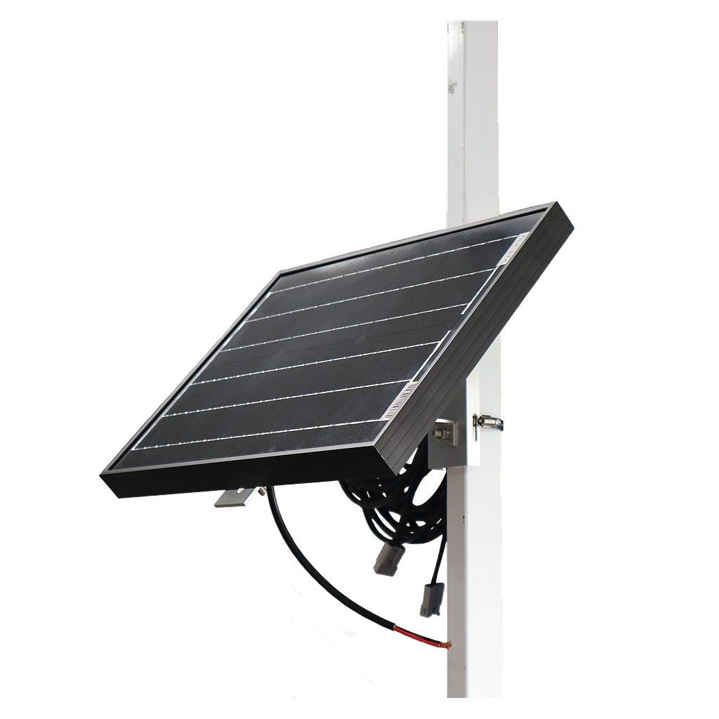 [AMB-101] Alvolta Single Panel 20W Pole Mount Kit