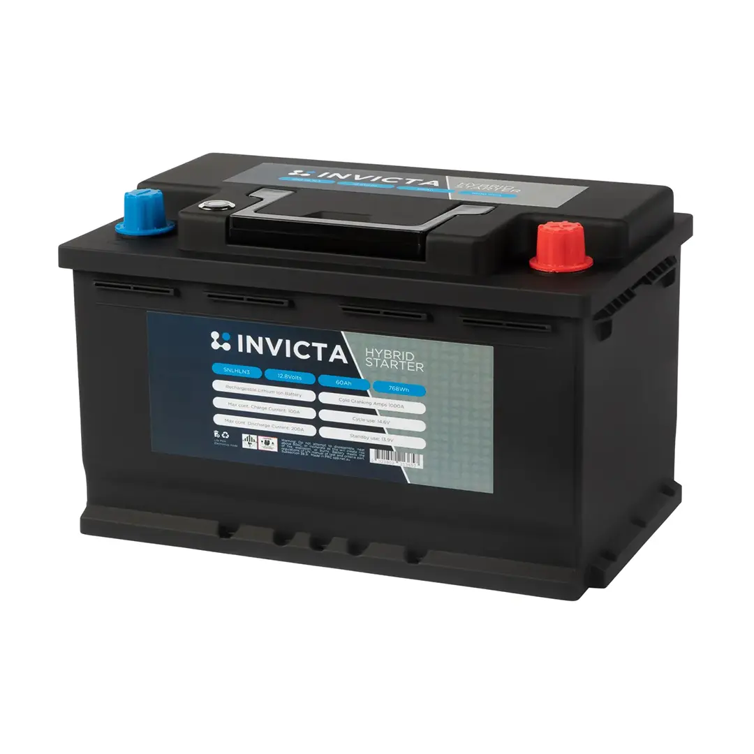 Invicta 12V 60Ah MAX Hybrid Lithium Battery