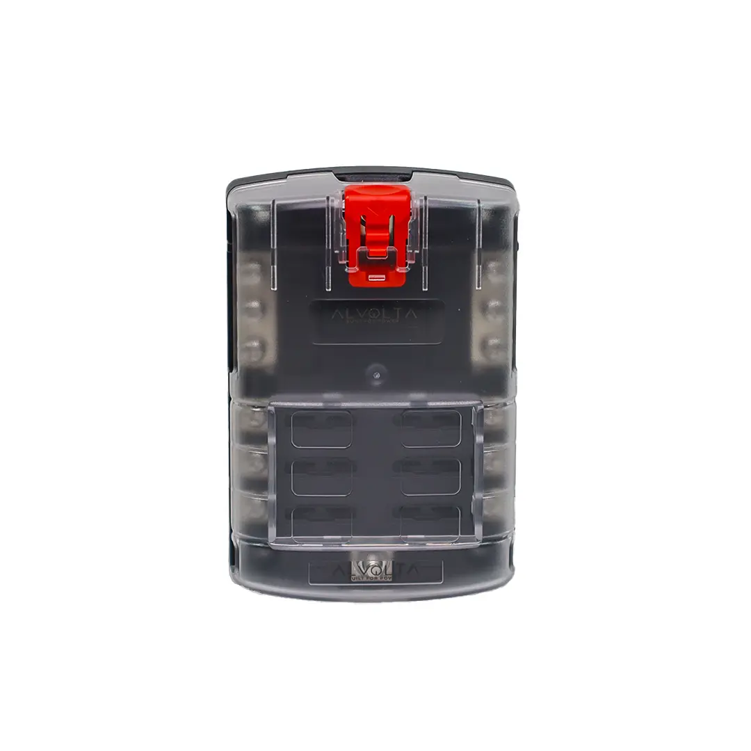 Alvolta 6 Circuit Fuse Box with Negative Bus & Cover