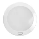 Dream Lighting 12V Cool White LED Slim Opal Panel Light With Switch 76mm Chrome Shell