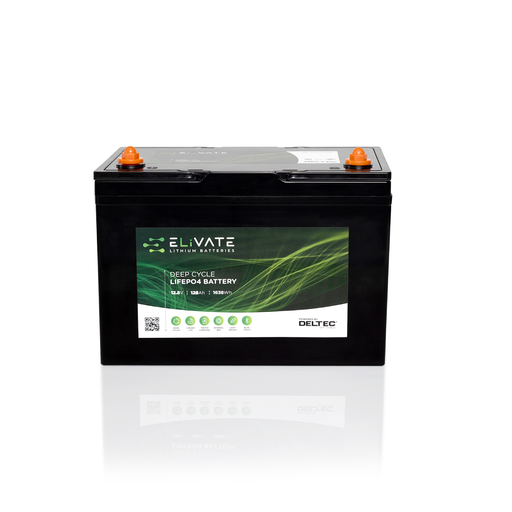 [DEL-LFP12V128BT] ELiVATE 12V 128Ah Lithium Battery (Bluetooth)