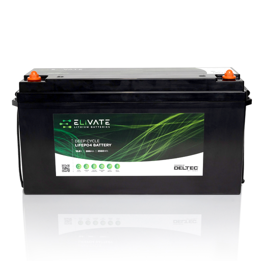 [DEL-LFP12V200BT] ELiVATE 12V 200Ah Lithium Battery (Bluetooth)